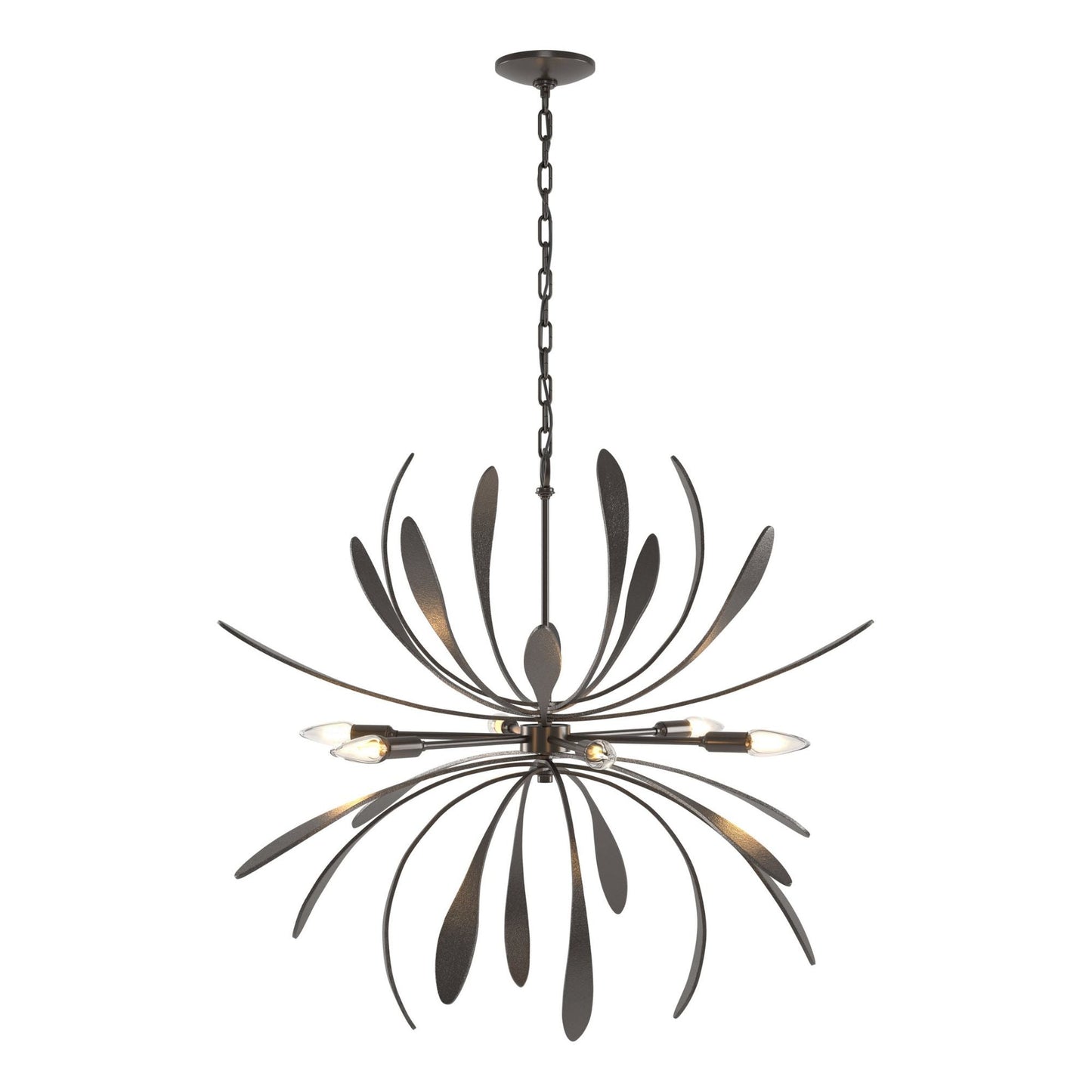 Dahlia Chandelier 6-Light in Oil Rubbed Bronze
