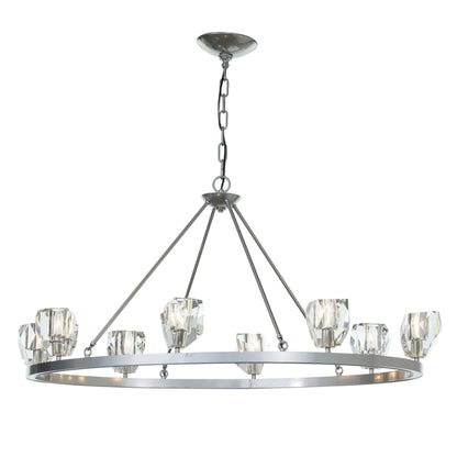 Gatsby 8-Light Chandelier 8-Light Crystal in Sterling