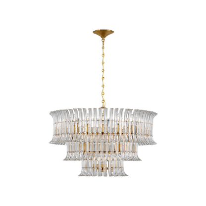 Rhine 34" Three Tier Chandelier