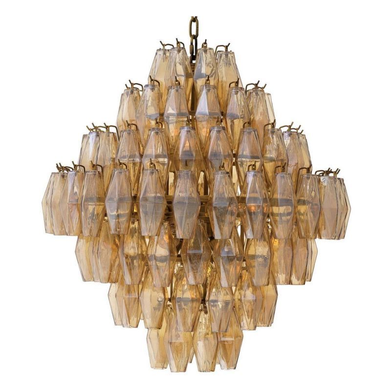Tarin Glass Large Chandelier