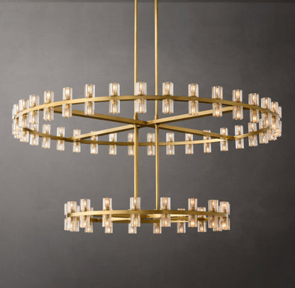 Arcachone Circular Two-Tier Chandelier 60"