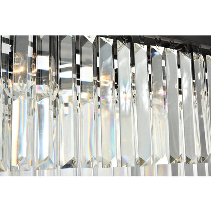 Elegant Lighting Sydney 12 Light 40" Wide Crystal Waterfall Chandelier