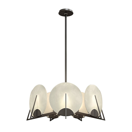 Callisto 7-Light Pendant 7-Light Alabaster in Dark Smoke