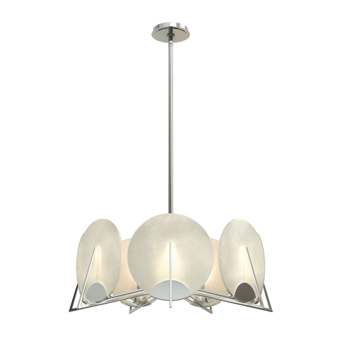 Callisto 7-Light Pendant 7-Light Alabaster in Sterling