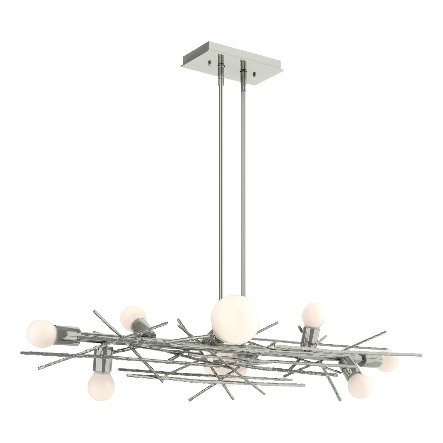 Brindille 8-Light Linear Pendant 8-Light in Sterling