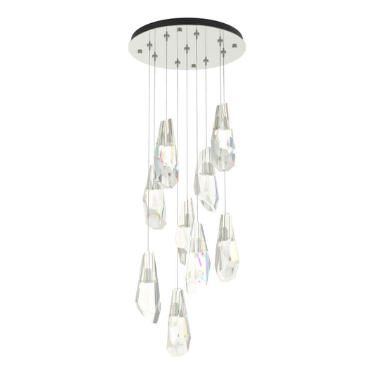 Luma 9-Light Large Crystal Pendant 9-Light Crystal in Sterling