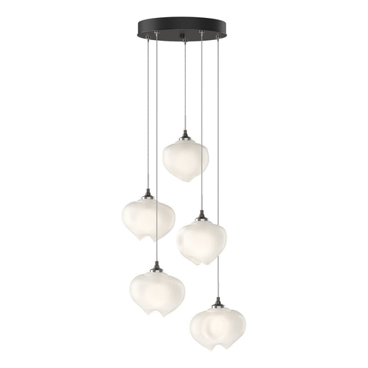 Ume 5-Light Pendant 5-Light Frosted Glass (FD) in Oil Rubbed Bronze