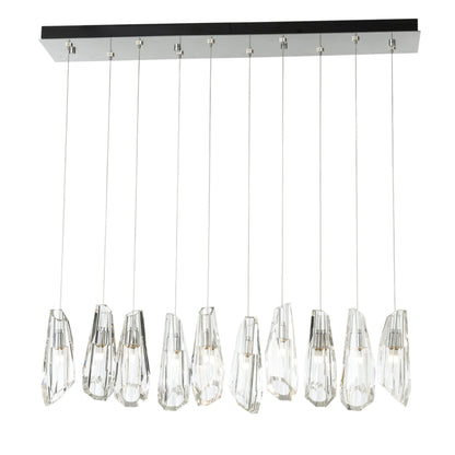 Luma 10-Light Large Crystal Pendant 10-Light Crystal in Sterling