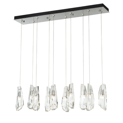 Luma 10-Light Large Crystal Pendant 10-Light Crystal in Sterling