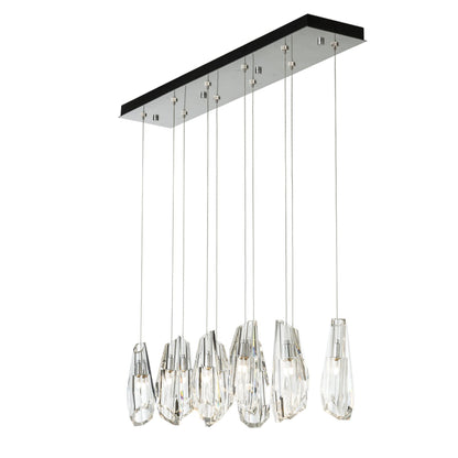 Luma 10-Light Large Crystal Pendant 10-Light Crystal in Sterling