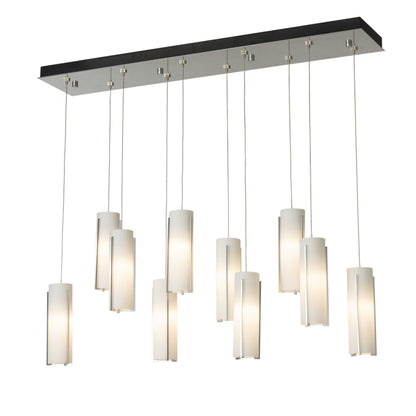 Exos Glass 10-Light Pendant 10-Light Opal Glass (GG) in Sterling