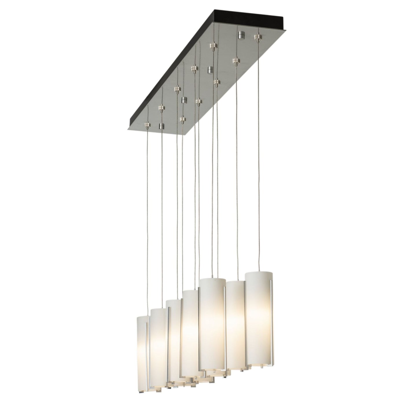 Exos Glass 10-Light Pendant 10-Light Opal Glass (GG) in Sterling