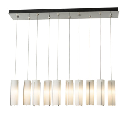 Exos Glass 10-Light Pendant 10-Light Opal Glass (GG) in Sterling