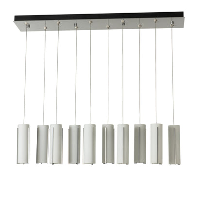 Exos Glass 10-Light Pendant 10-Light Opal Glass (GG) in Sterling
