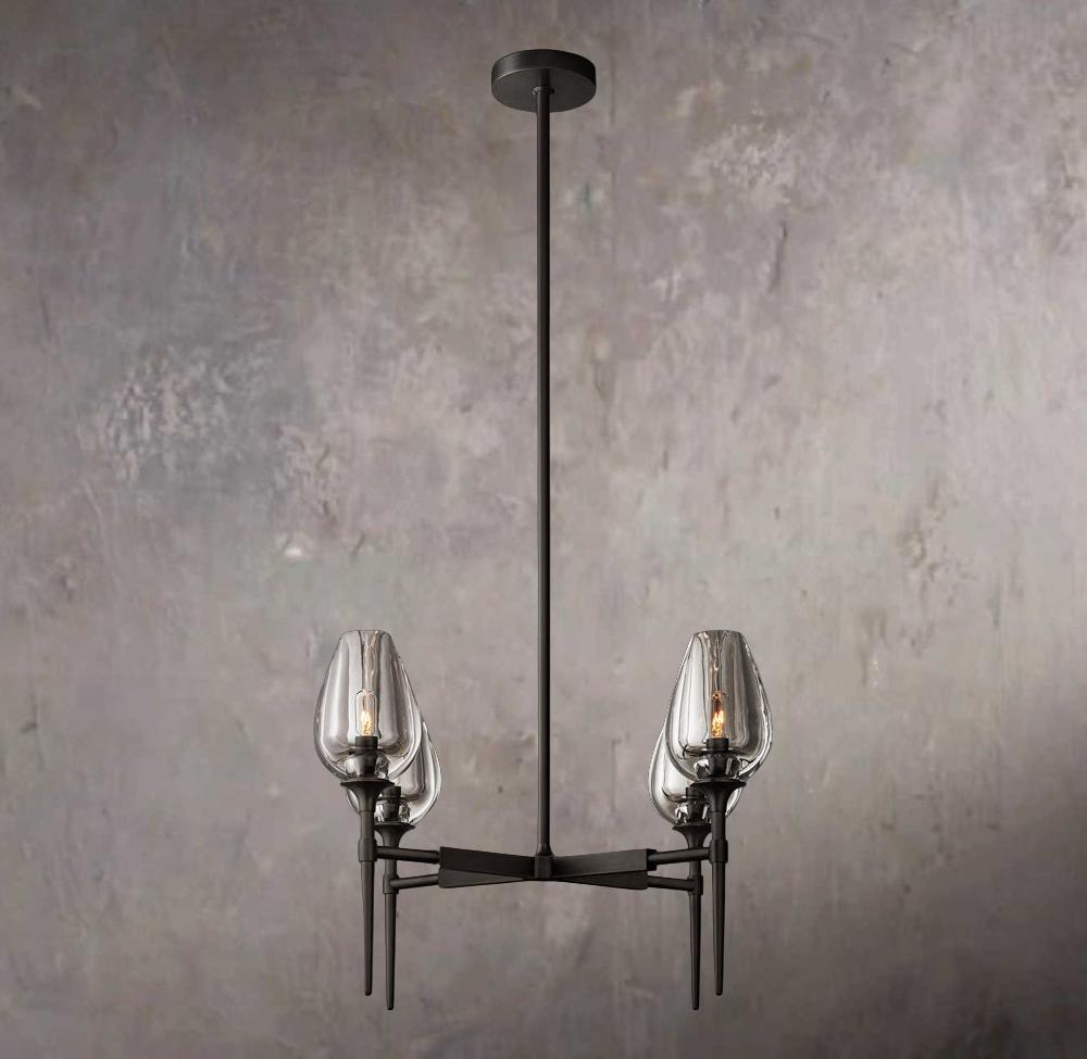 Tulips Circular Chandelier 27"