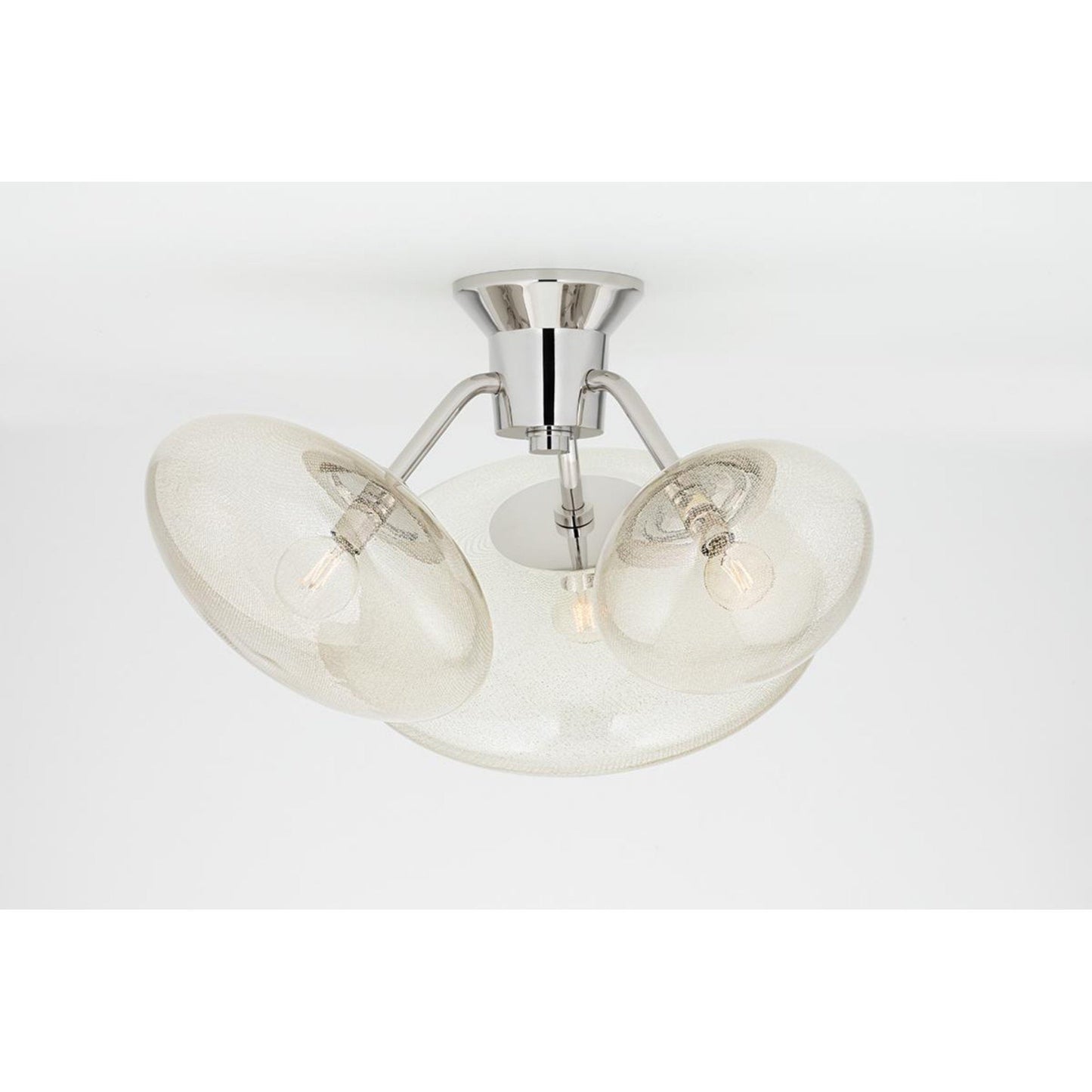 Opera 9-Light Chandelier in Polished Nickel by Kelly Behun 30.75L x 30.75W x 26.5H
