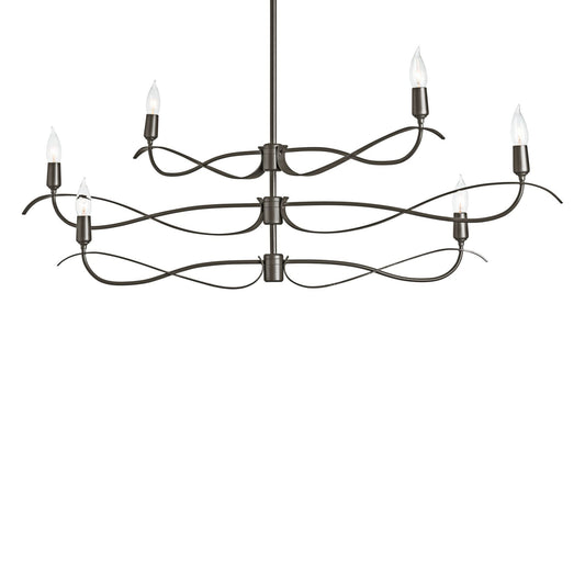 Willow 6-Light Small Chandelier 6-Light in Oil Rubbed Bronze
