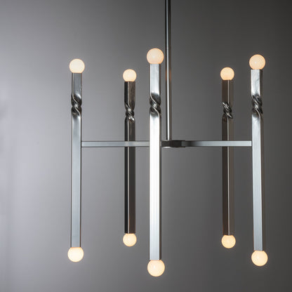 Helix 10-Light Pendant 10-Light in Sterling