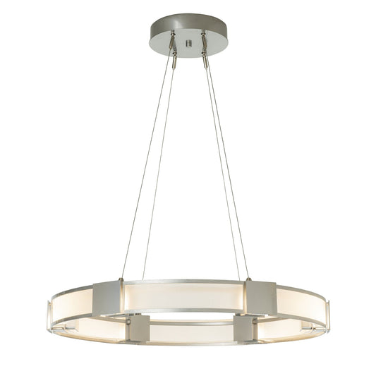 Aura Glass Pendant 6-Light Frosted Glass (FD) in Sterling