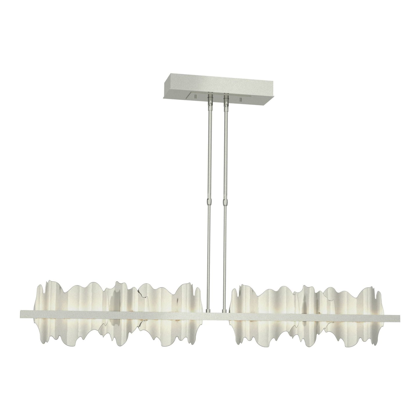 Hildene Large LED Pendant Sterling Accent LED in Sterling