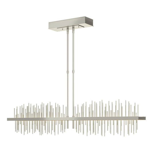 Gossamer Large LED Pendant Sterling Accent LED in Sterling
