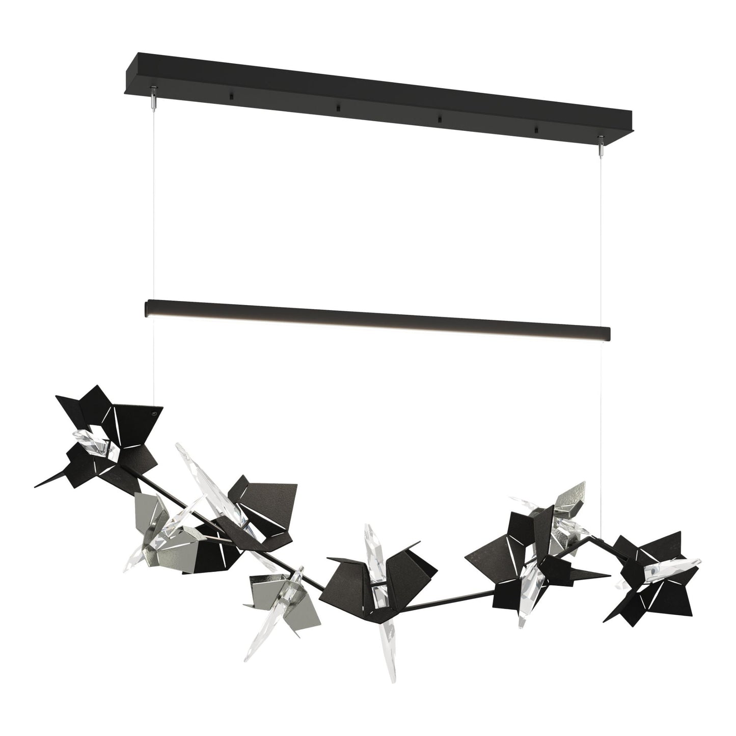 Belladonna LED Pendant Sterling Accent LED in Black