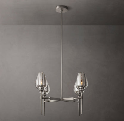Tulips Circular Chandelier 27"