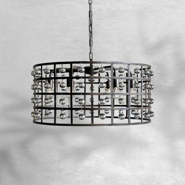 La Cage Round Chandelier 6/8/12 Light