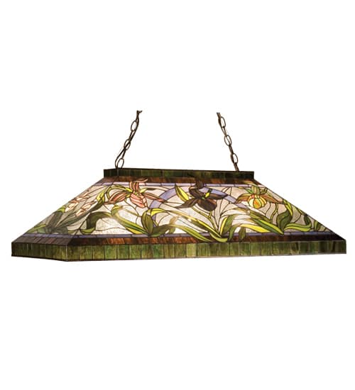 Lady Slippers 3 Light Single Tier Billiard Chandelier