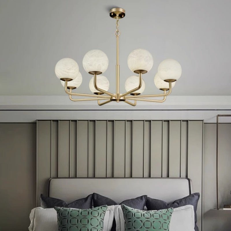 Alabaster Celestia Chandelier