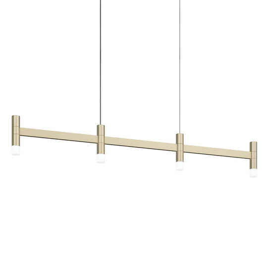 Systema Staccato 4 Light 43" Wide LED Indoor Linear Pendant