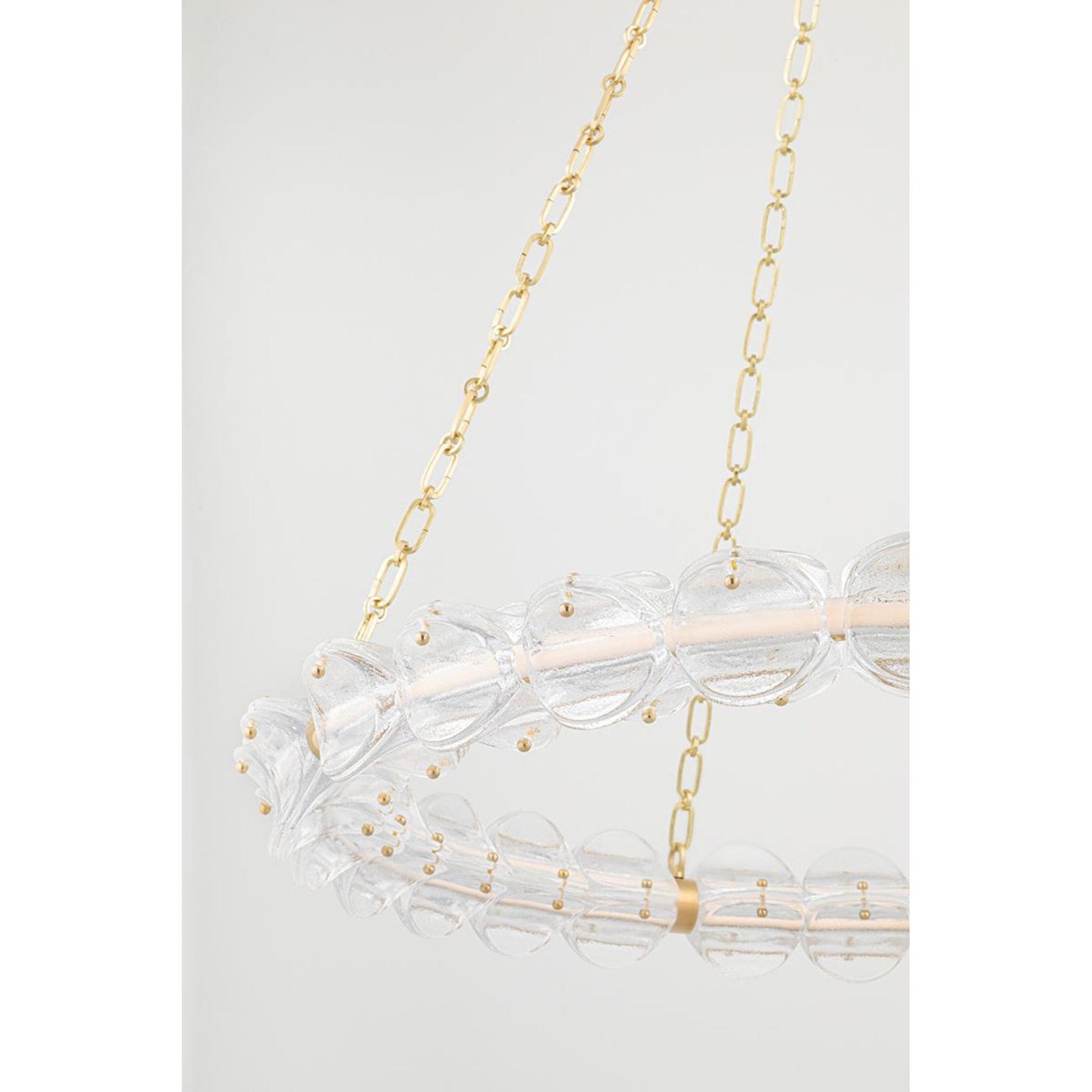 Lindley 1-Light Chandelier in Polished Nickel 40L x 40W x 4.625H