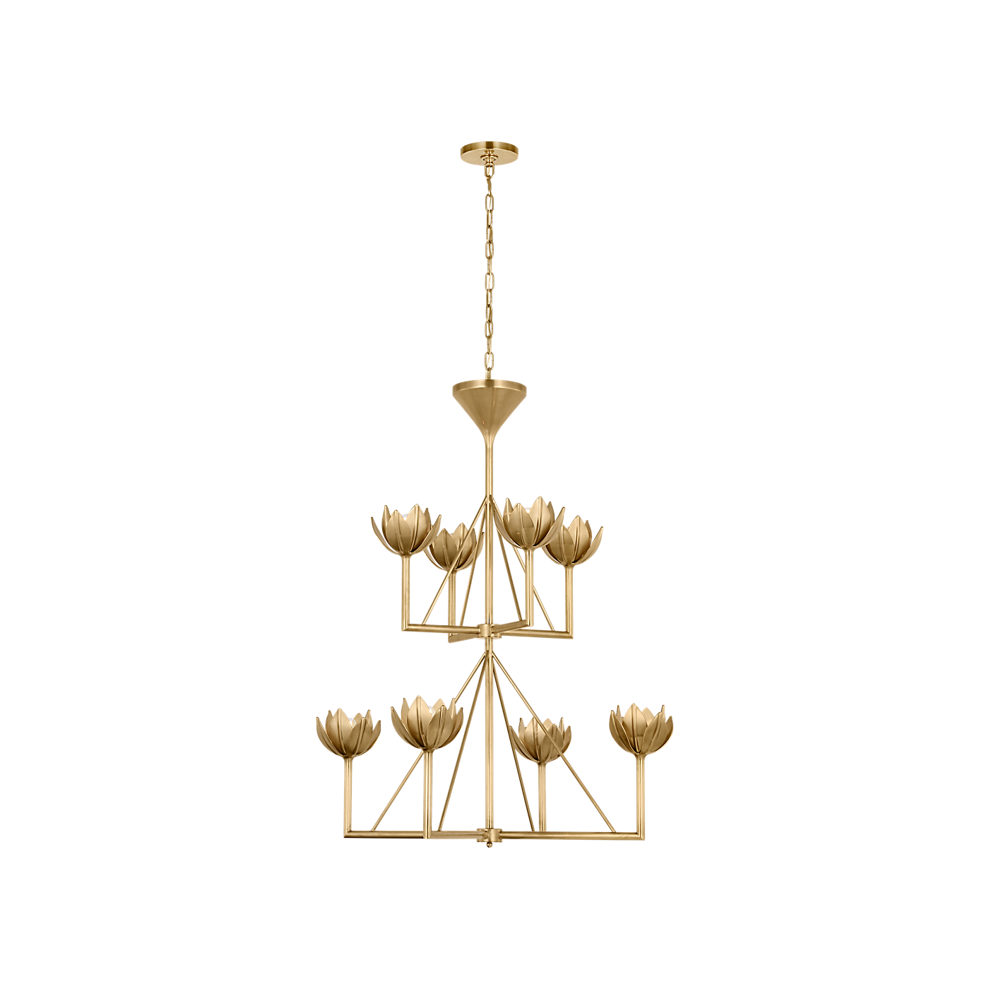 Alberto Medium Two Tier Chandelier