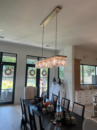 Ryalin Rectangular Chandelier 49"W/60"W