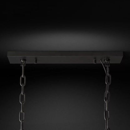 1920s Odem Rectangular Chandelier 40"