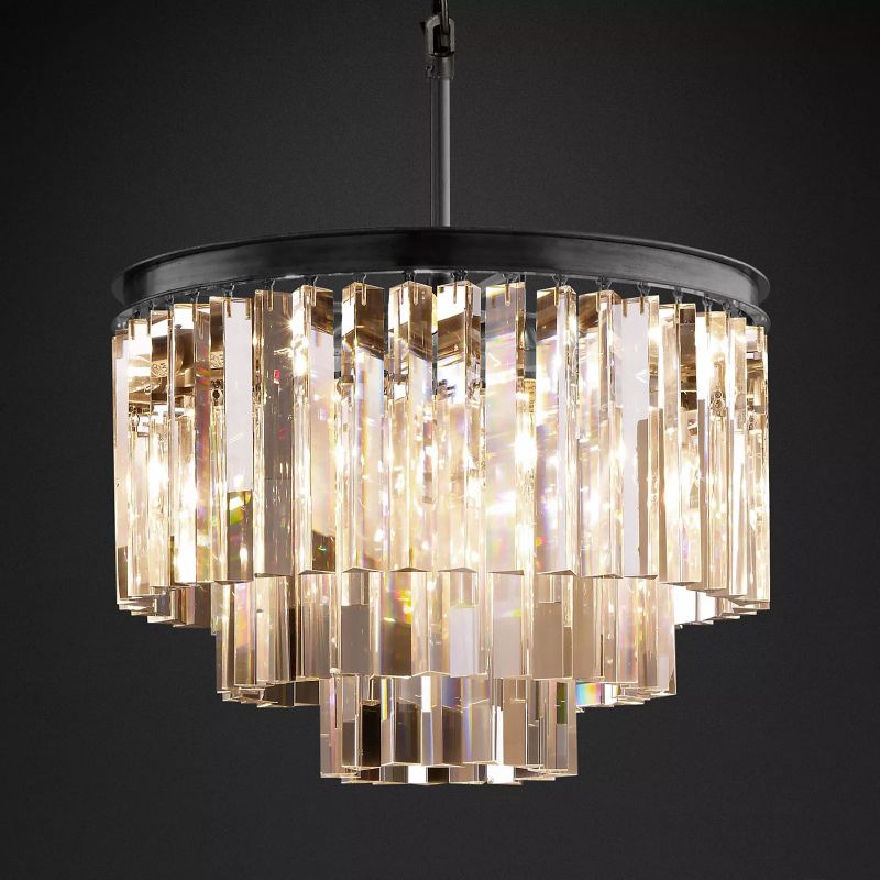 1920s Odem Round Chandelier 20"