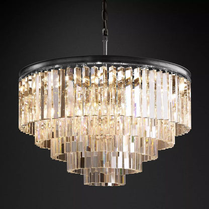 Ryalin Round Glass Chandelier 32"