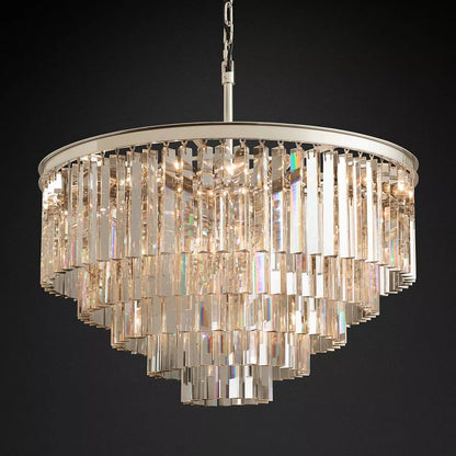 Ryalin Round Glass Chandelier 32"
