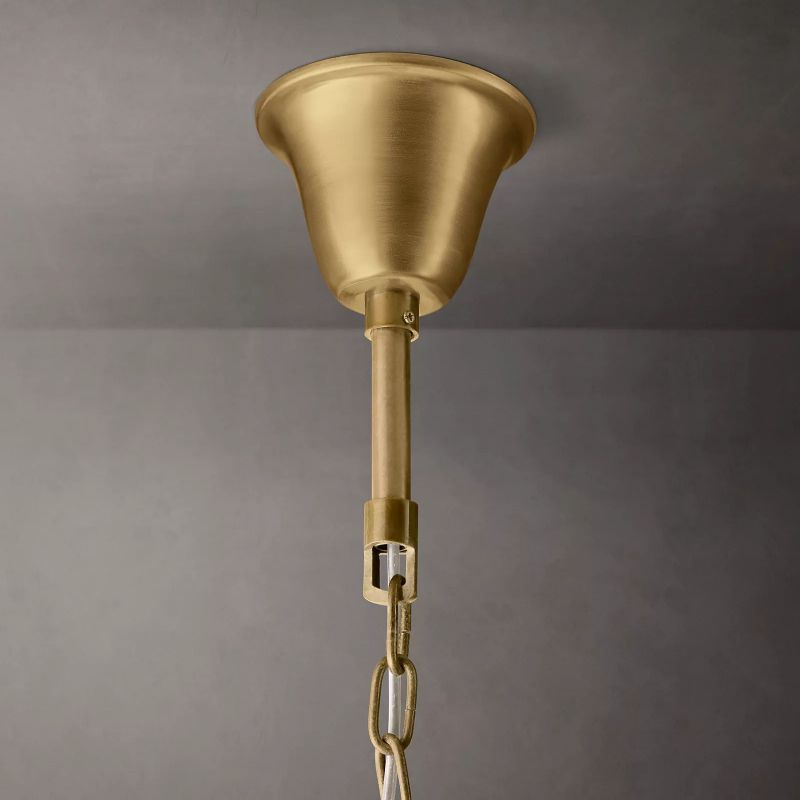 Ryalin Round Glass Chandelier 44"