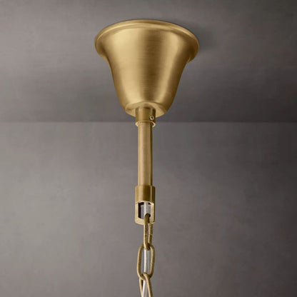 Ryalin Round Glass Chandelier 44"