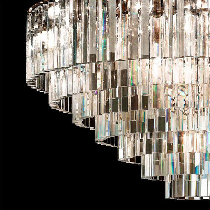 Ryalin Round Glass Chandelier 44"