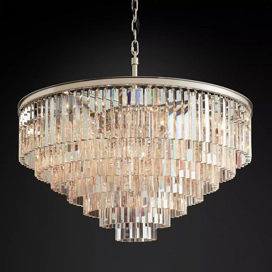 Ryalin Round Glass Chandelier 44"
