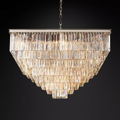 Ryalin Square Crystal Chandelier 47"