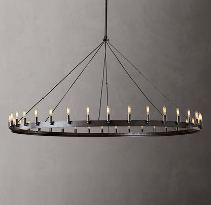 Camino Vintage Filament Round Chandelier 73"