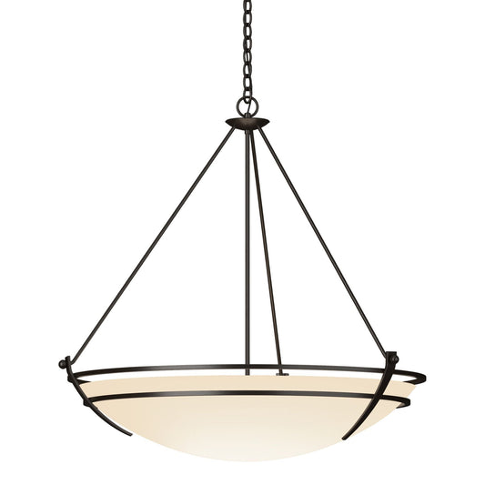 Presidio Tryne Large Scale Pendant 3-Light Opal Glass (GG) in Oil Rubbed Bronze