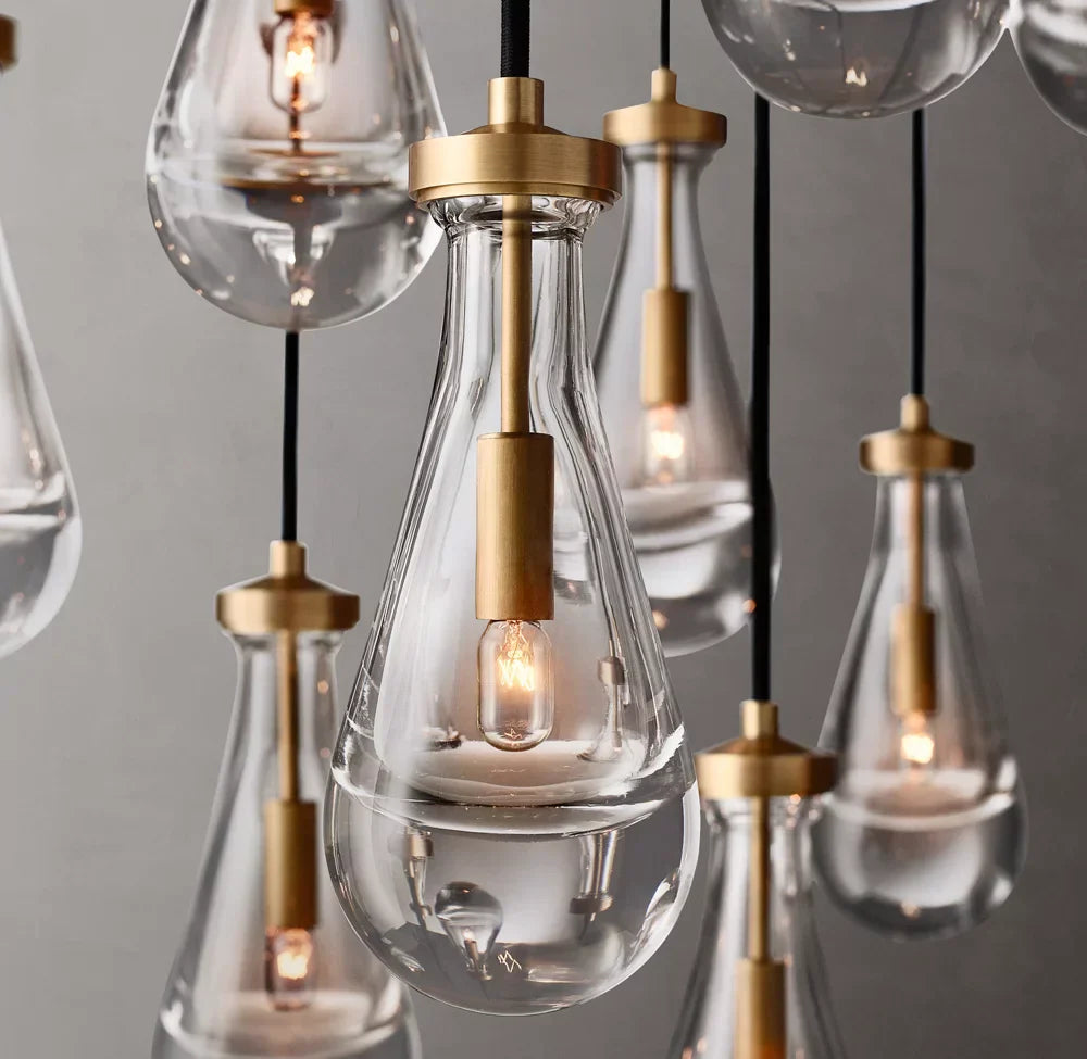 Rain Round Chandelier 36"