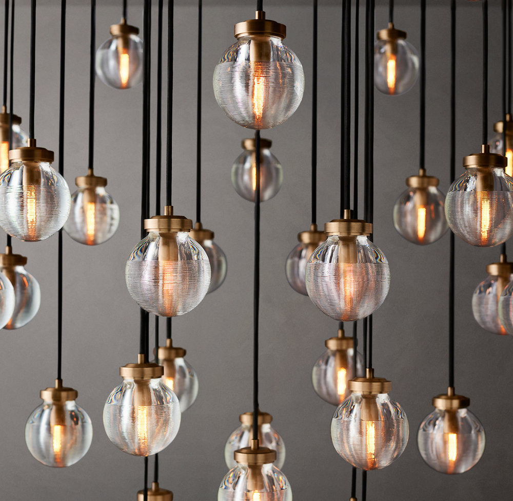 Pearls Circular Chandelier 48"