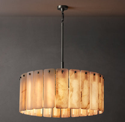 Calamette Onyx Round Chandelier 36"