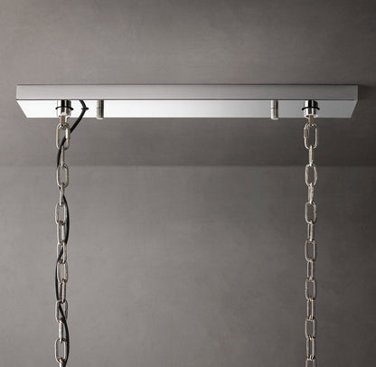 Harlowe Crystal Rectangular Chandelier 42"