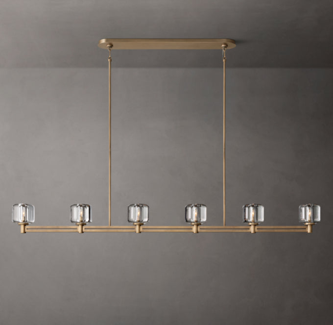 Demarets Rectilinear Linear Chandelier 72"